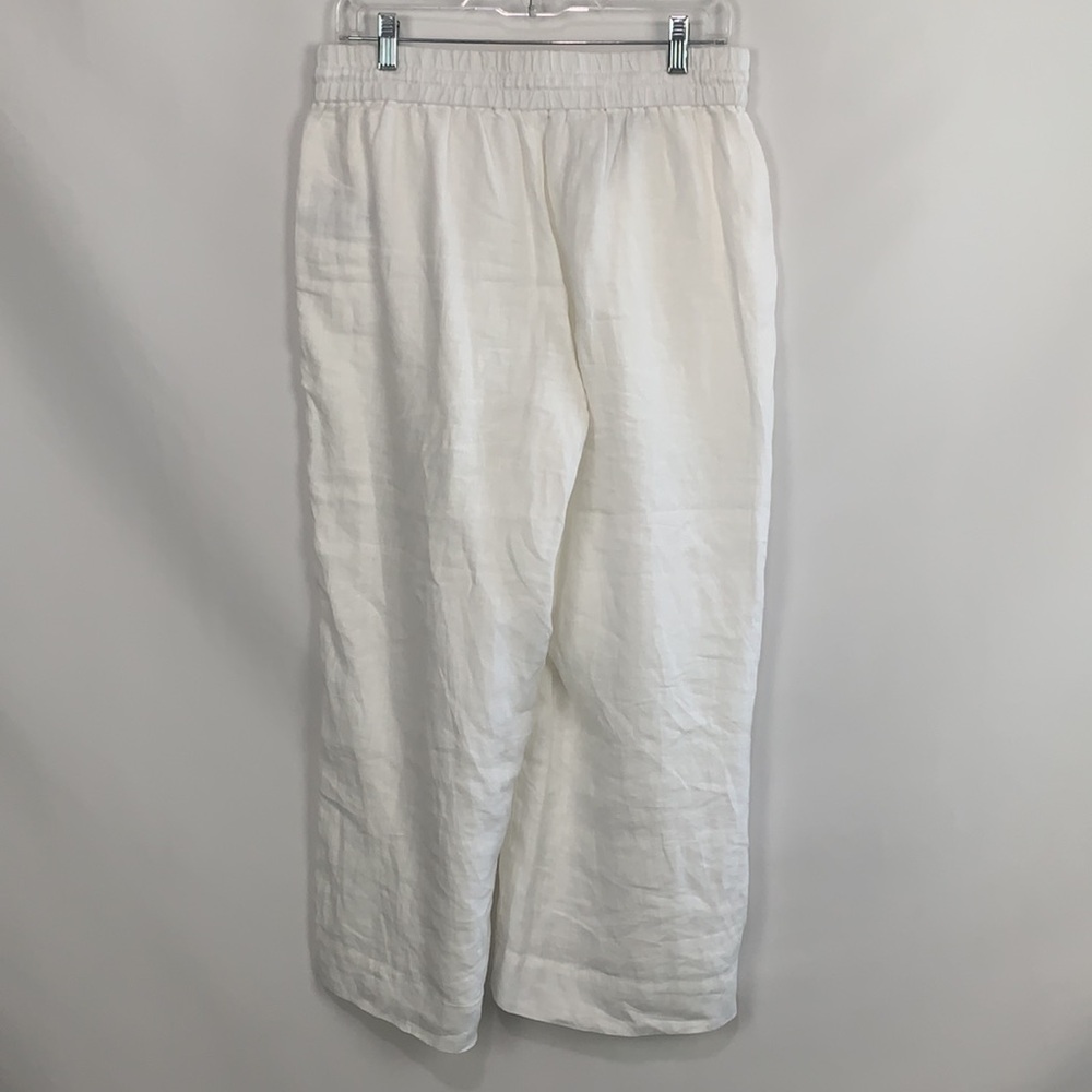 J Crew NWT white wide leg slacks - Picture 6 of 10